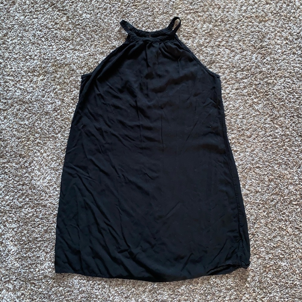 Black Neck Line Dress